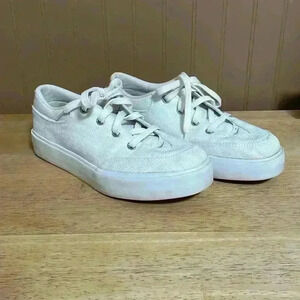 Nike Court  Non-Marking Women White Canvas Sneakers; size 9
